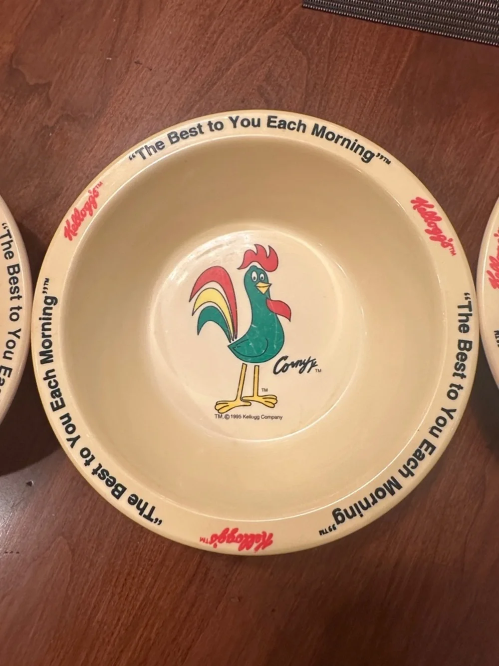 Kellogg's Retro Cereal Bowls with Toucan Tony, Cornelius & Tony the Tiger